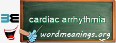 WordMeaning blackboard for cardiac arrhythmia